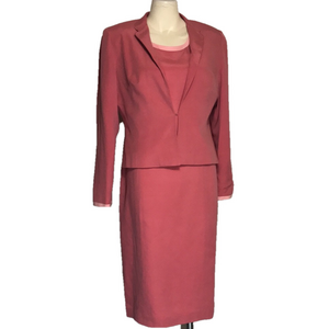 NWT SHOMI 2Pc Silk Dress Suit Sz 6